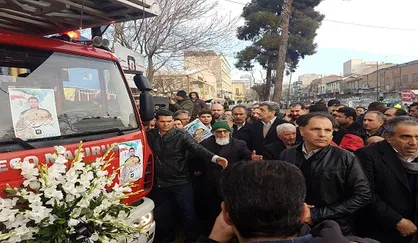 مراسم تشییع پیکر شهید &laquo;احسان جامعی&raquo; برگزار شد