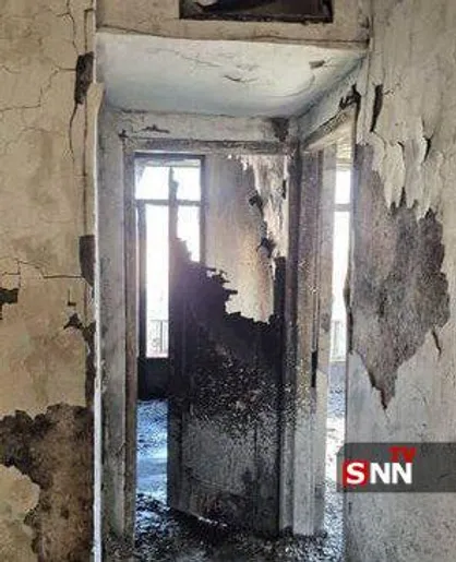 مهار آتش&zwnj;سوزی در ساختمان خیابان مفتح شمالی