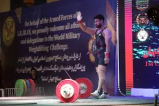 پخش زنده مسابقات وزنه برداری نظامیان جهان در بابلسر