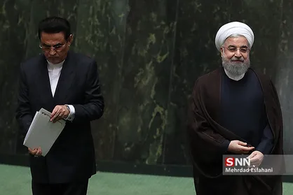 روحانی برای دفاع نهایی از وزرای پیشنهادی وارد مجلس شد