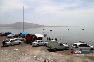 بالا آمدن سطح آب دریاچه ارومیه