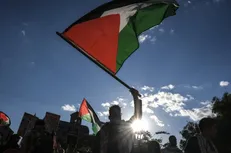 بورس منهتن در تسخیر حامیان فلسطین