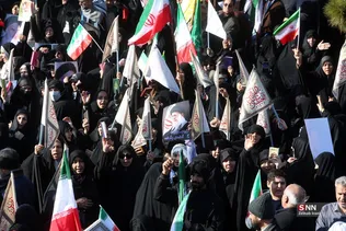 راهپیمایی مردم شریف شهر مقدس قم