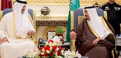 پیام شفاهی پادشاه عربستان به امیر قطر