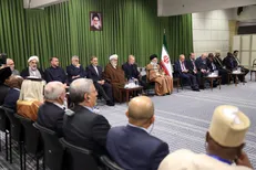 شرکت‌کنندگان در کنفرانس اتحادیه بین المجالس با رهبر انقلاب دیدار کردند