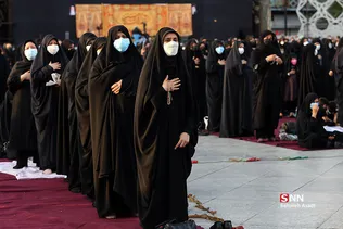 خیمه سوزان عصر عاشورا در میدان امام حسین