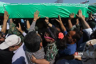 ورود پیکر مطهر ۴۴ شهید دوران دفاع مقدس