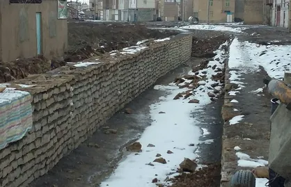 پروژه پوشش رودخانه خضر به همت شهرداری همدان در حال تکمیل است