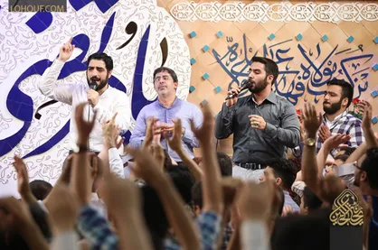 فیلم/ مولودی خوانی بنی فاطمه و طاهری و صابر خراسانی به مناسبت میلاد حضرت معصومه (سلام الله علیها)