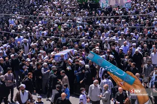 تشییع و تدفین شهید مصطفی نامور در قم
