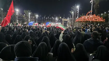 ندای دشمن شکن الله اکبر در میدان شهدای ذهاب رشت طنین انداز شد+فیلم