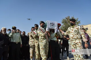 تشییع پیکر مطهر شهید «رضا زارع‌ مویدی» شهید مدافع امنیت در شیراز