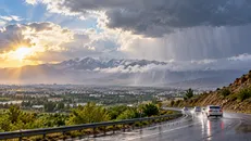 هشدار نارنجی هواشناسی در سمنان / رگبار، تگرگ و وزش باد شدید در راه است