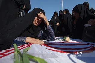 ورود پیکر مطهر ۴۴ شهید دوران دفاع مقدس
