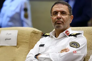مراسم تکریم و معارفه رئیس پلیس راهور تهران بزرگ