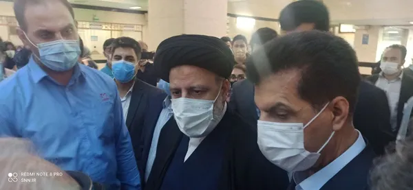 بازدید سید ابراهیم رئیسی از بیمارستان میلاد تهران