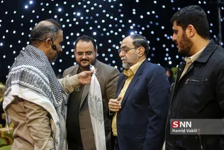 در حاشیه مراسم اختتامیه اولین گردهمایی فعالان فضای مجازی بسیج