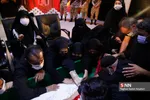 وداع با پیکر شهید مدافع حرم عین‌الله مصطفایی