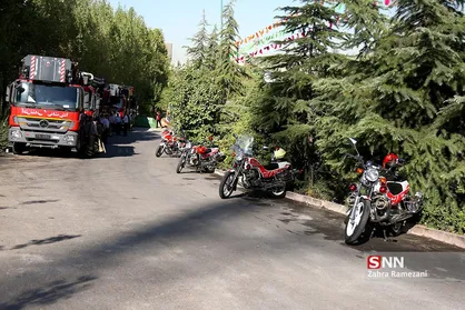 آماده باش ۳۷۵ آتش&zwnj;نشان در مسیر راهپیمایی ۲۲ بهمن