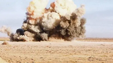 خنثی سازی مهمات عمل‌نکرده آمریکایی در جنوب اصفهان