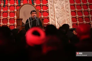 پنجمین شب عزاداری هیأت فاطمیون در مسجد جمکران قم