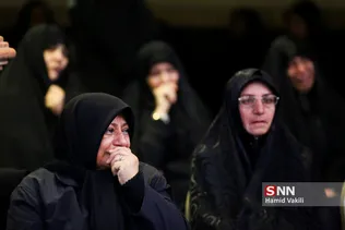 مراسم تشییع پیکر جهادگر دانشجو امیرمحمد اژدری در جماران