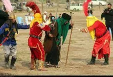 اجرای تعزیه و روایت اسارت کاروان اسرای کربلا در مرکز لندن