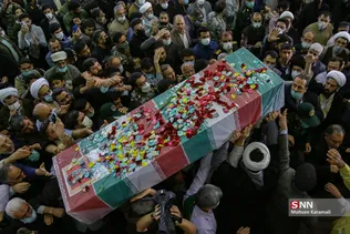  تشییع و تدفین پیکر شهید مدافع حرم «احسان کربلایی پور» در قم