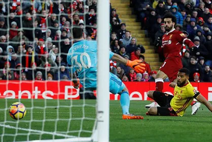 برد پرگل لیورپول مقابل واتفورد/ شب به یاد ماندنی محمد صلاح با ۴ گل