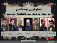 انتصاب اعضای شورای سیاست‌گذاری اولین جشنواره ملی دانشگاهیان تاریخ ساز