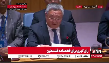 نماینده چین: قطعنامه آمریکایی مشکلات زیادی دارد/ حقوق مردم فلسطین در آن وجود ندارد!