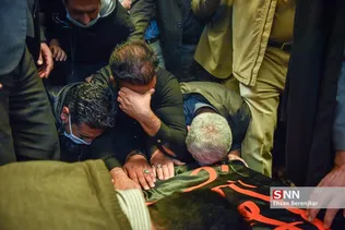 تشییع پیکر شهید مدافع امنیت شهید «علی‌اکبر رنجبر» در شیراز