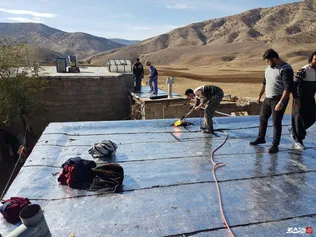ایزوگام منزل مستمندی در روستای هفت چشمه