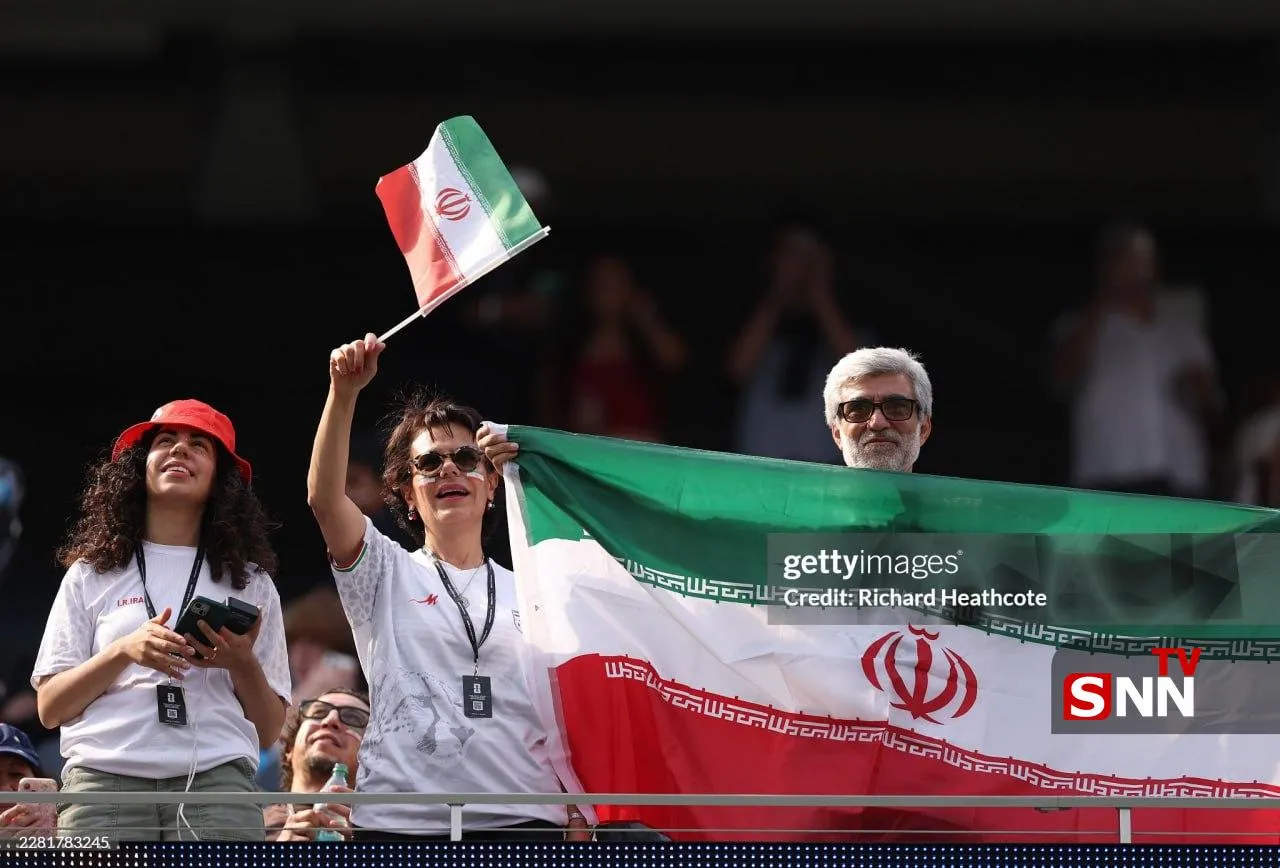  حضور بازیکنان تیم ملی در زمین چمن ورزشگاه سوفای لس آنجلس