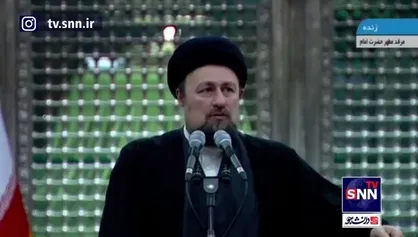 سیدحسن خمینی در جمع رئیس&zwnj;جمهور و اعضای دولت در مرقد امام: جای مرحوم آقای رئیسی خالیست