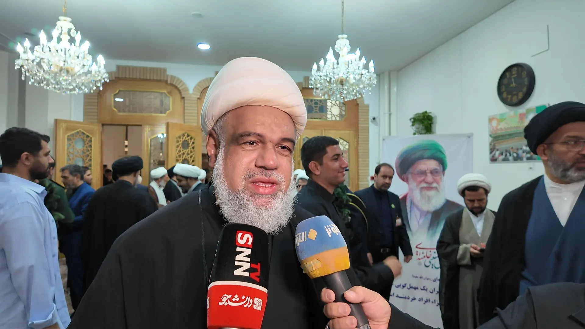 شیخ عبدالله الدقاق: آمریکا و اسرائیل به زباله‌دان تاریخ خواهند رفت+فیلم