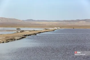 آبگیری تالاب‌ حوض سلطان قم در پی بارش‌های اخیر