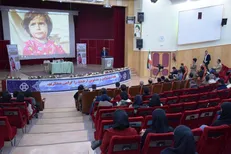 یادبود اولین سالگرد زلزله کرمانشاه در دانشگاه کردستان برگزار شد+ عکس