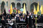 مراسم نمادین استقبال از ورود کاروان حضرت معصومه(س) به قم
