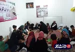 فعالیت جهادگران خواهر دانشگاه آزاد اهواز در روستای سیل زده سبحانیه