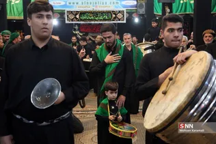 آیین سنتی عزاداری «مشق شمشیر» نجفی های مقیم قم