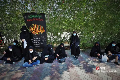 برپایی ایستگاه صلواتی به مناسبت دهه دوم فاطمیه در قزوین