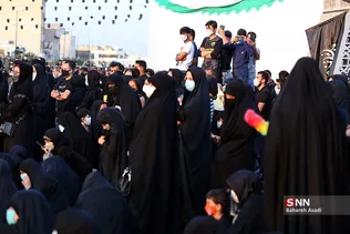 خیمه سوزان عصر عاشورا در میدان امام حسین