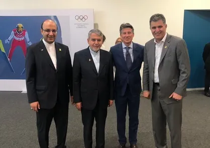 دیدار مسئولان کمیته ملی المپیک ایران با رییس فدراسیون جهانی دوومیدانی