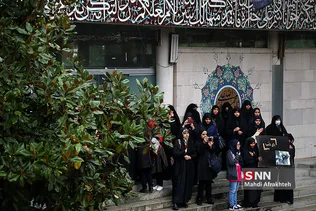 دسته عزاداری شهادت امام رضا (ع) در دانشگاه تهران 