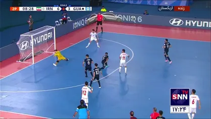 گل هفتم ایران به گواتمالا