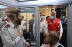 بازدید سرزده شهردار تهران از ستاد فرماندهی عملیات ۱۲۵