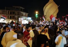 تظاهرات ضد جنگ در کربلا و بغداد
