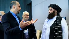 دیدار امیرخان متقی با امیرعبداللهیان در سمرقند