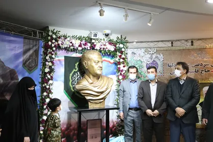 رونمایی از سردیس سردار دل&zwnj;ها شهید سپهبد حاج قاسم سلیمانی